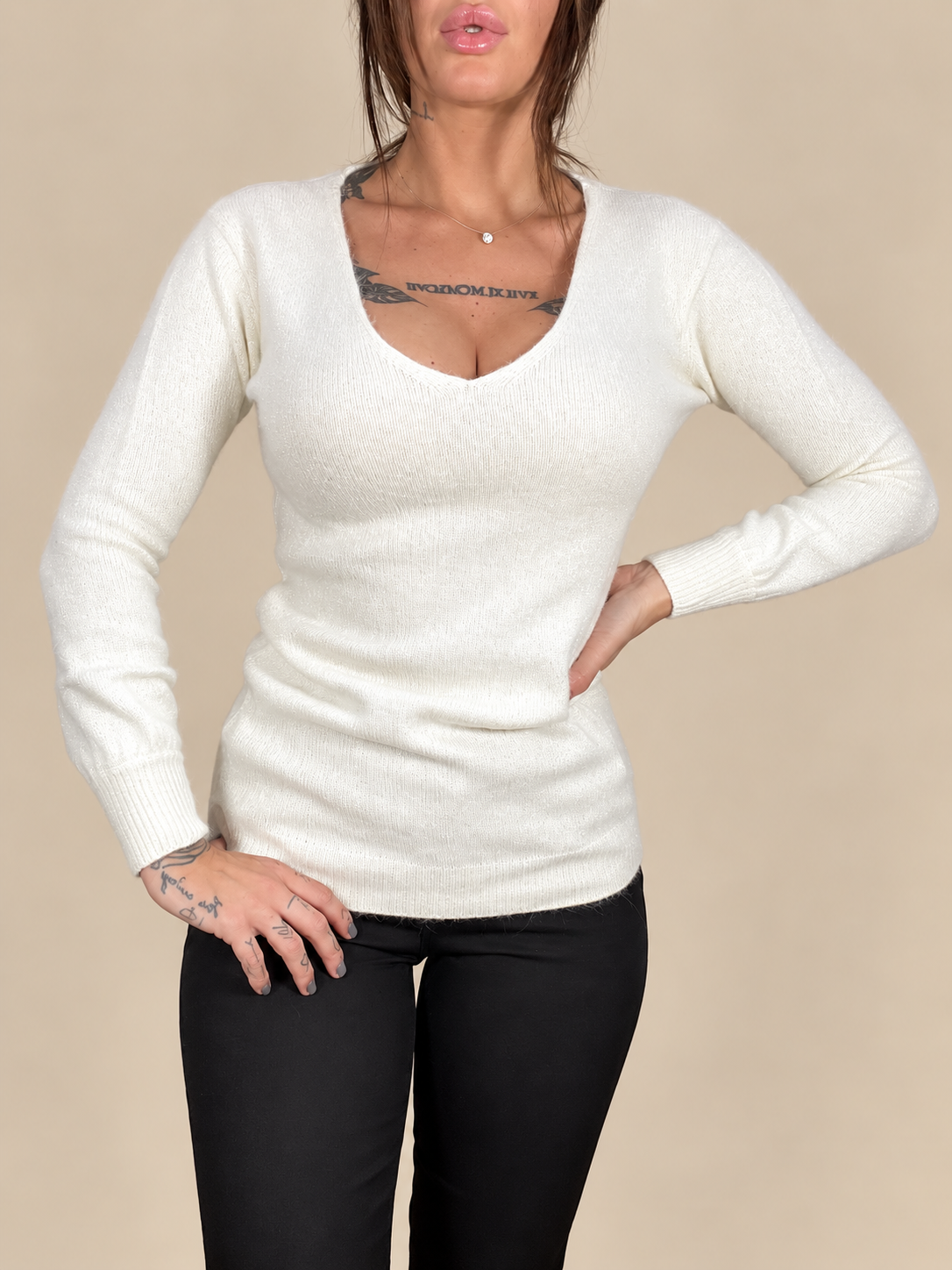 MAGLIA glitter ALPHA STUDIO