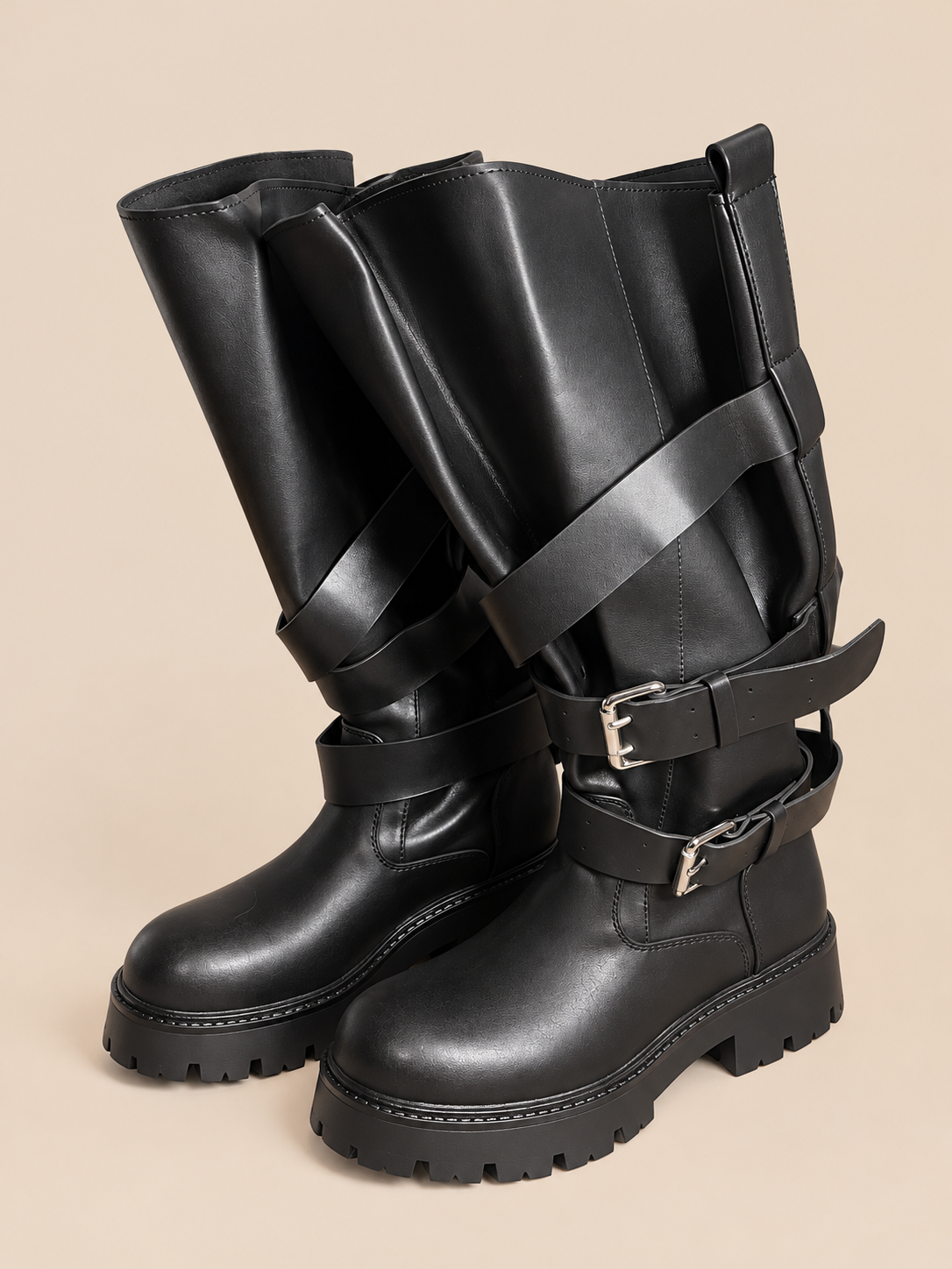 BOOTS noir biker