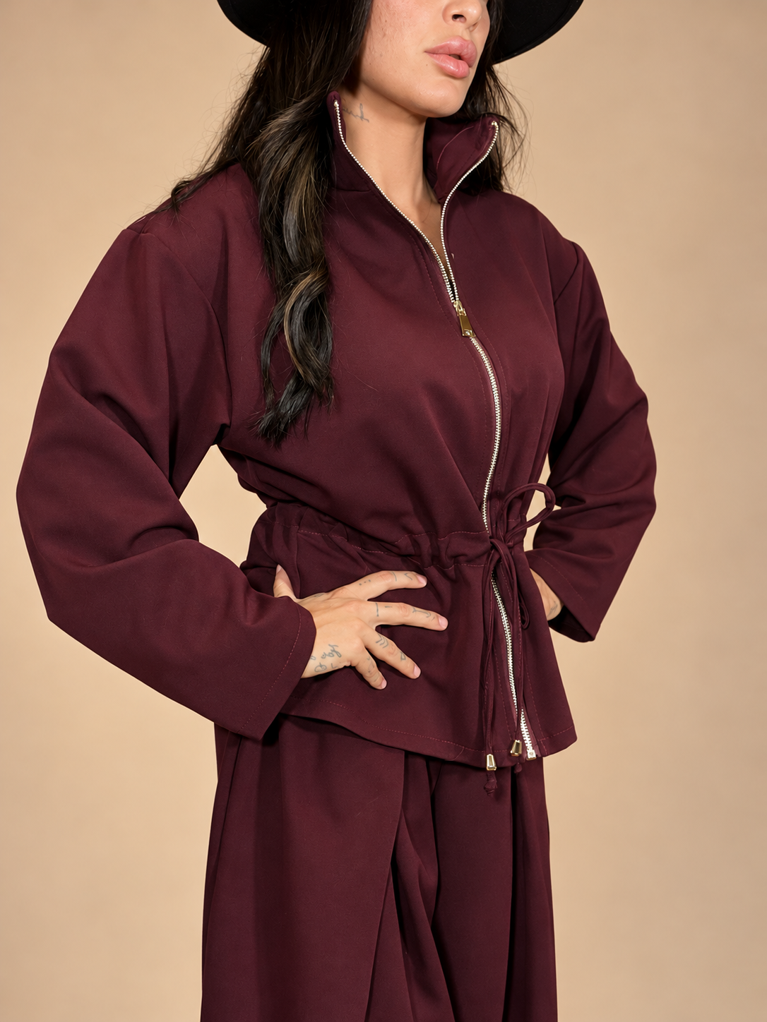 COMPLETO burgundy